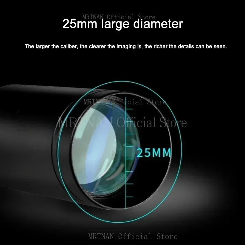 Telescopio monocular zoom potente con soporte para teléfono y trípode
