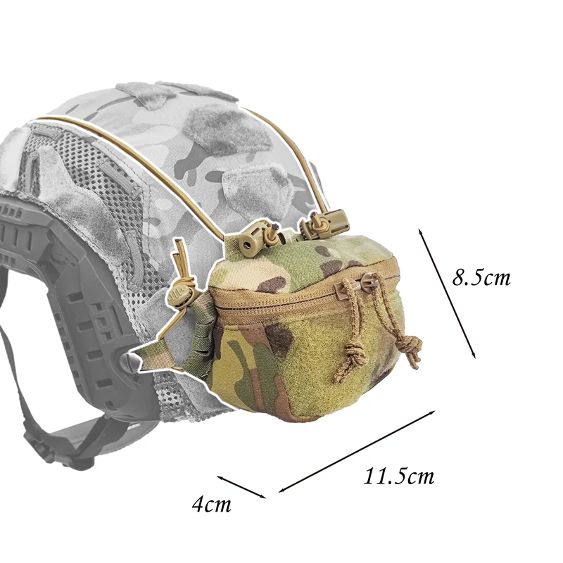 Soporte batería NVG SC para casco táctico contrapeso airsoft - imagen 4