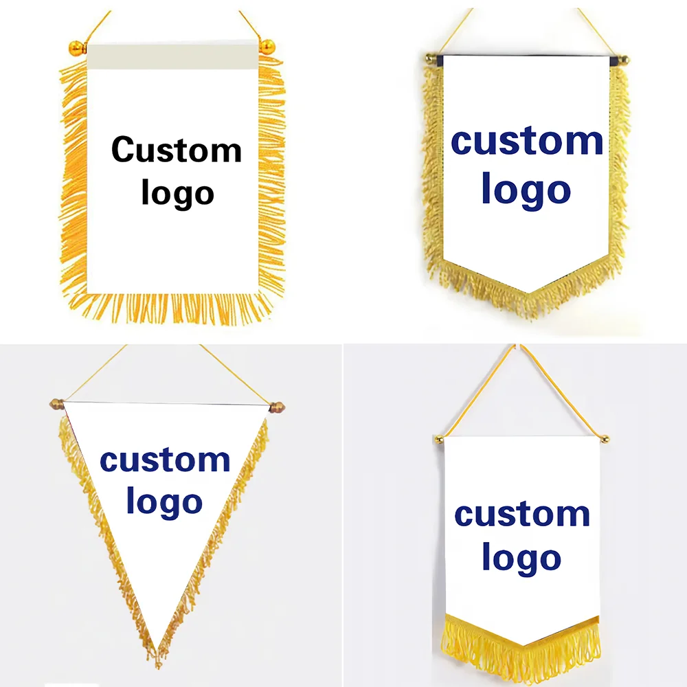 Bandera personalizada de equipo, banderín colgante y logotipo - imagen 3