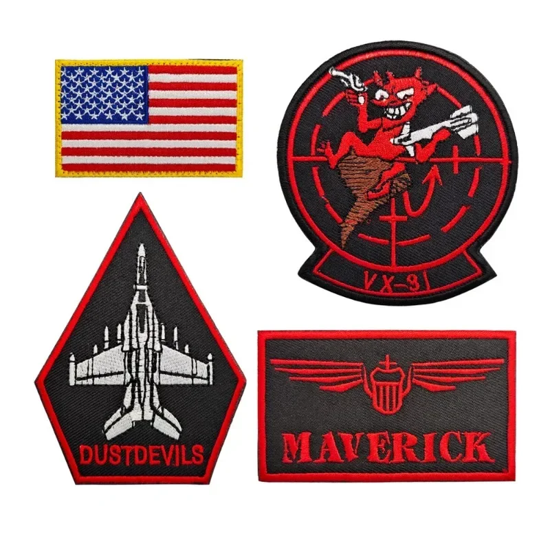 Parche bordado Top Gun F-14 Tomcat – Brazalete piloto naval VF-1 - imagen 4