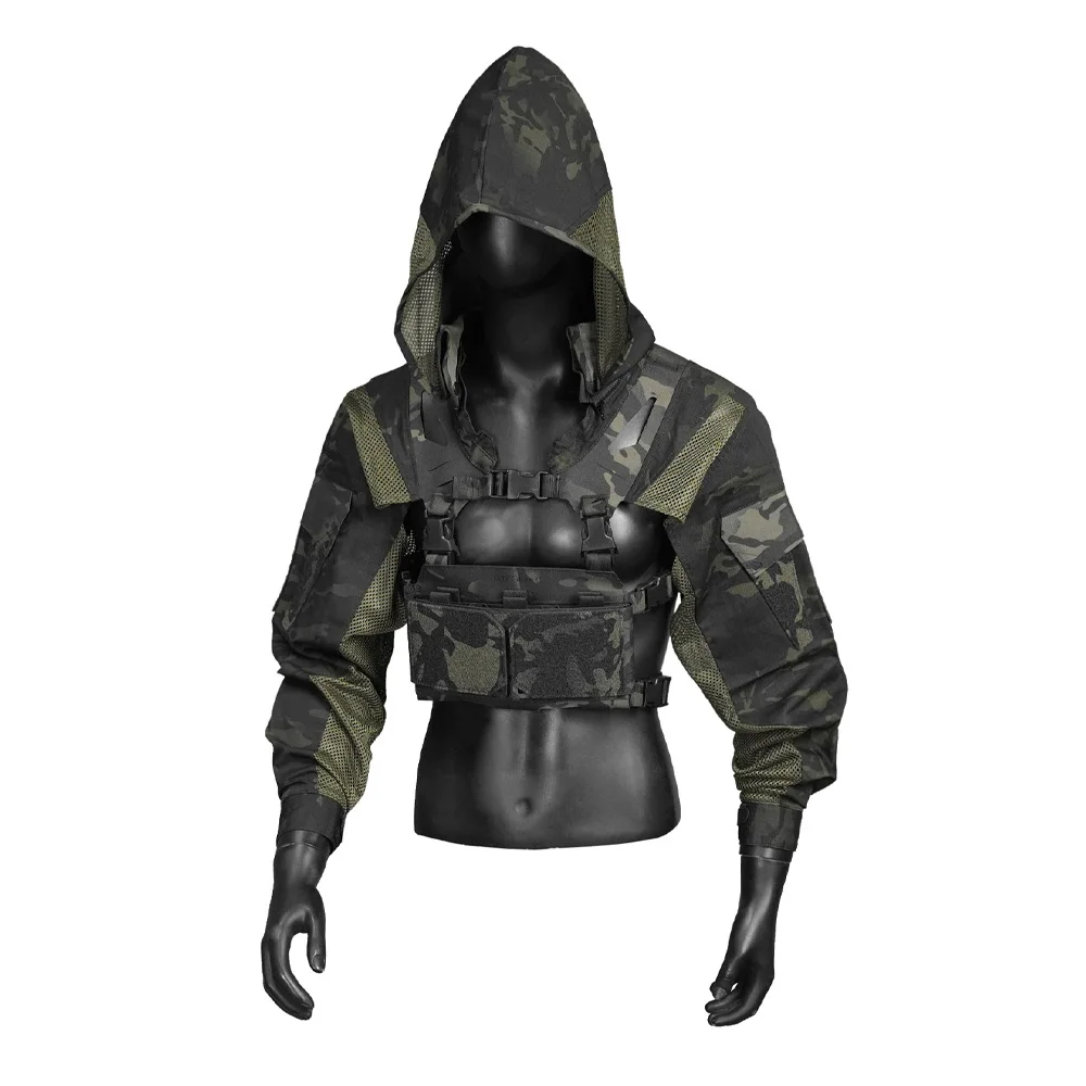 DMGear Chaqueta táctica de combate con capucha y portacargadores - imagen 4