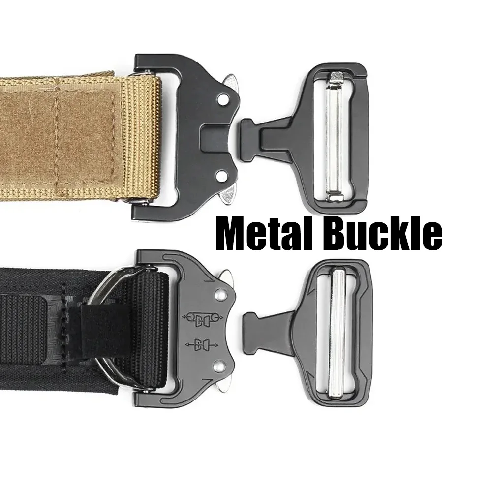 Cinturón táctico MOLLE con hebilla liberación rápida para airsoft - imagen 5