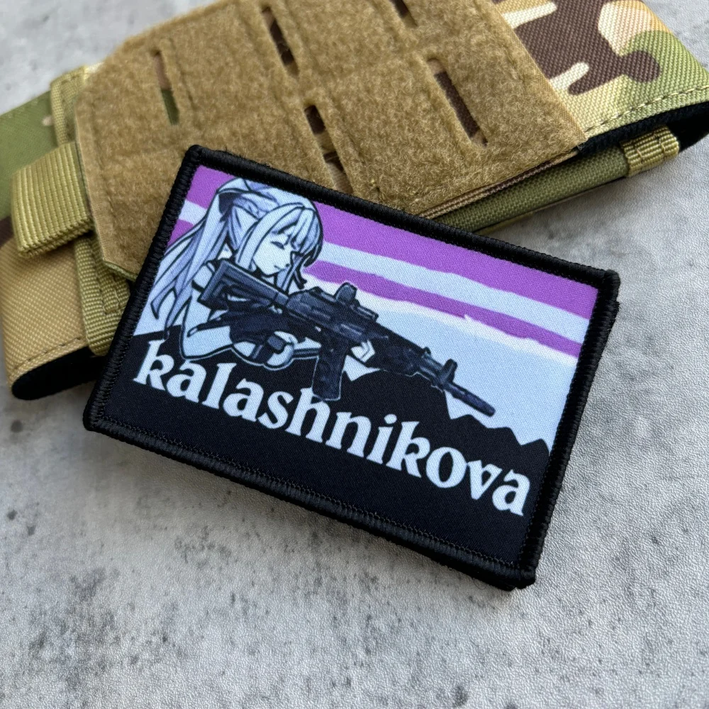 Parche táctico Velcro Kalashnikov anime – Complemento militar - imagen 2