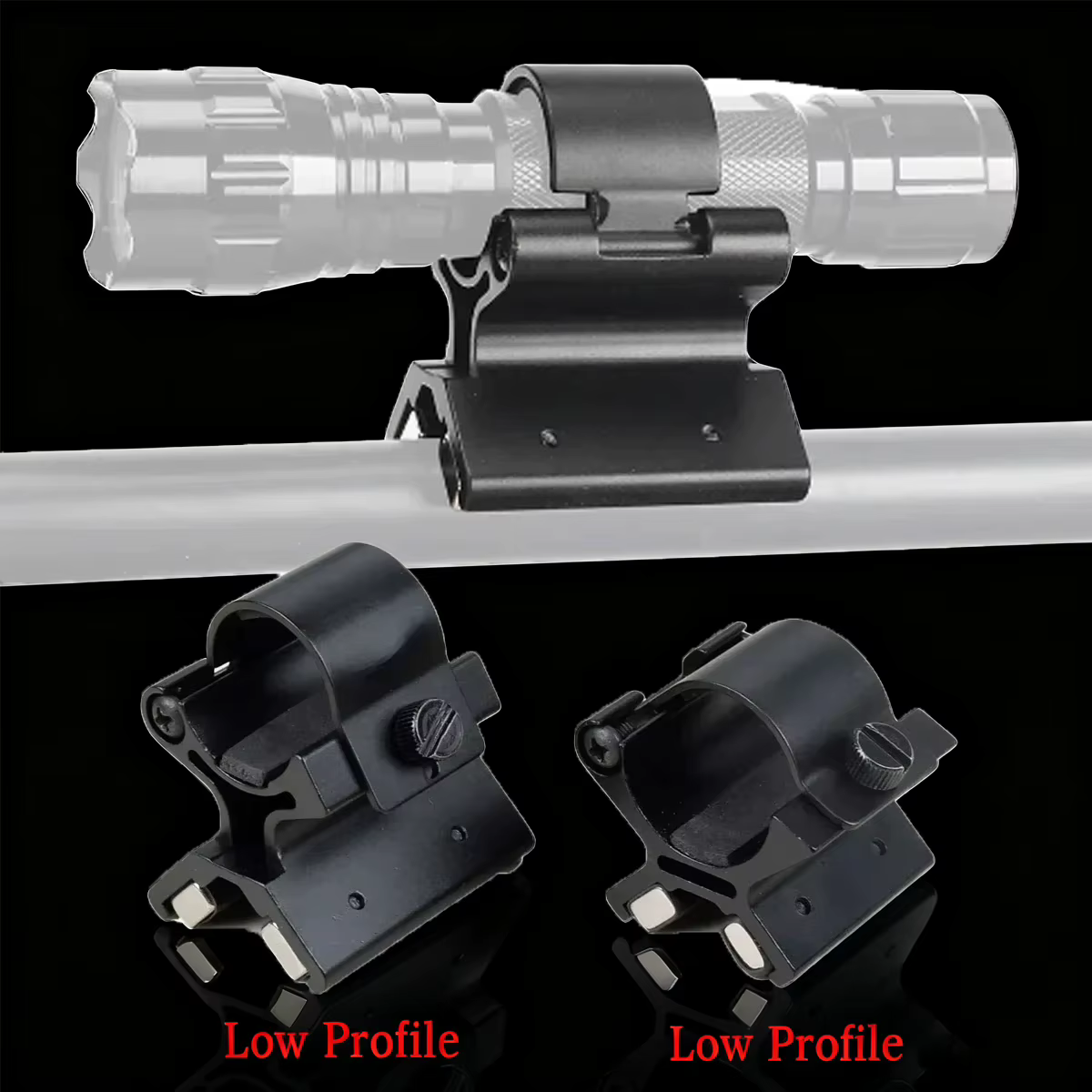 Soporte magnético para linterna, anillo de montaje resistente - imagen 3