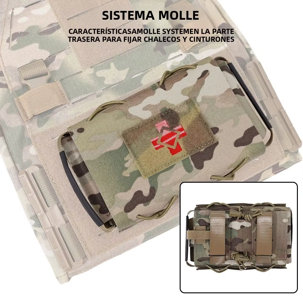 Bolsa médica táctica SINAIRSOFT – Botiquín MOLLE desmontable