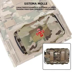 Bolsa médica táctica SINAIRSOFT – Botiquín MOLLE desmontable