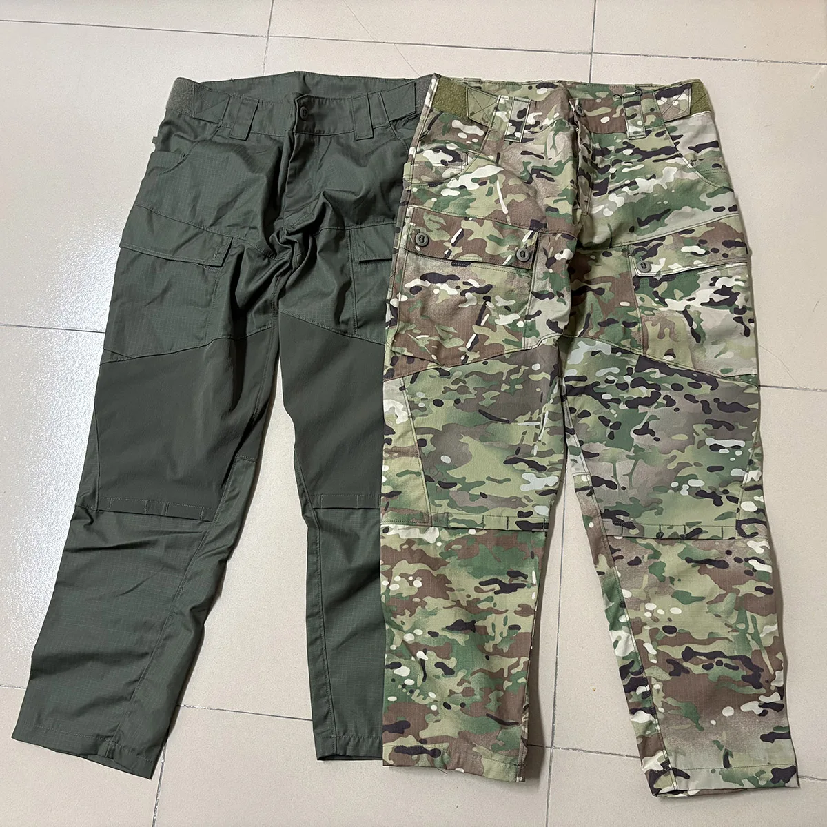 Pantalón táctico Multicam verde elástico y transpirable verano - imagen 2