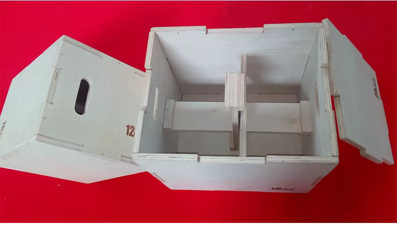 Caja Plyo vista superior