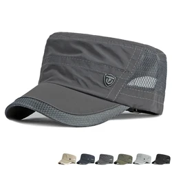 Gorra táctica de secado rápido con malla transpirable ajustable
