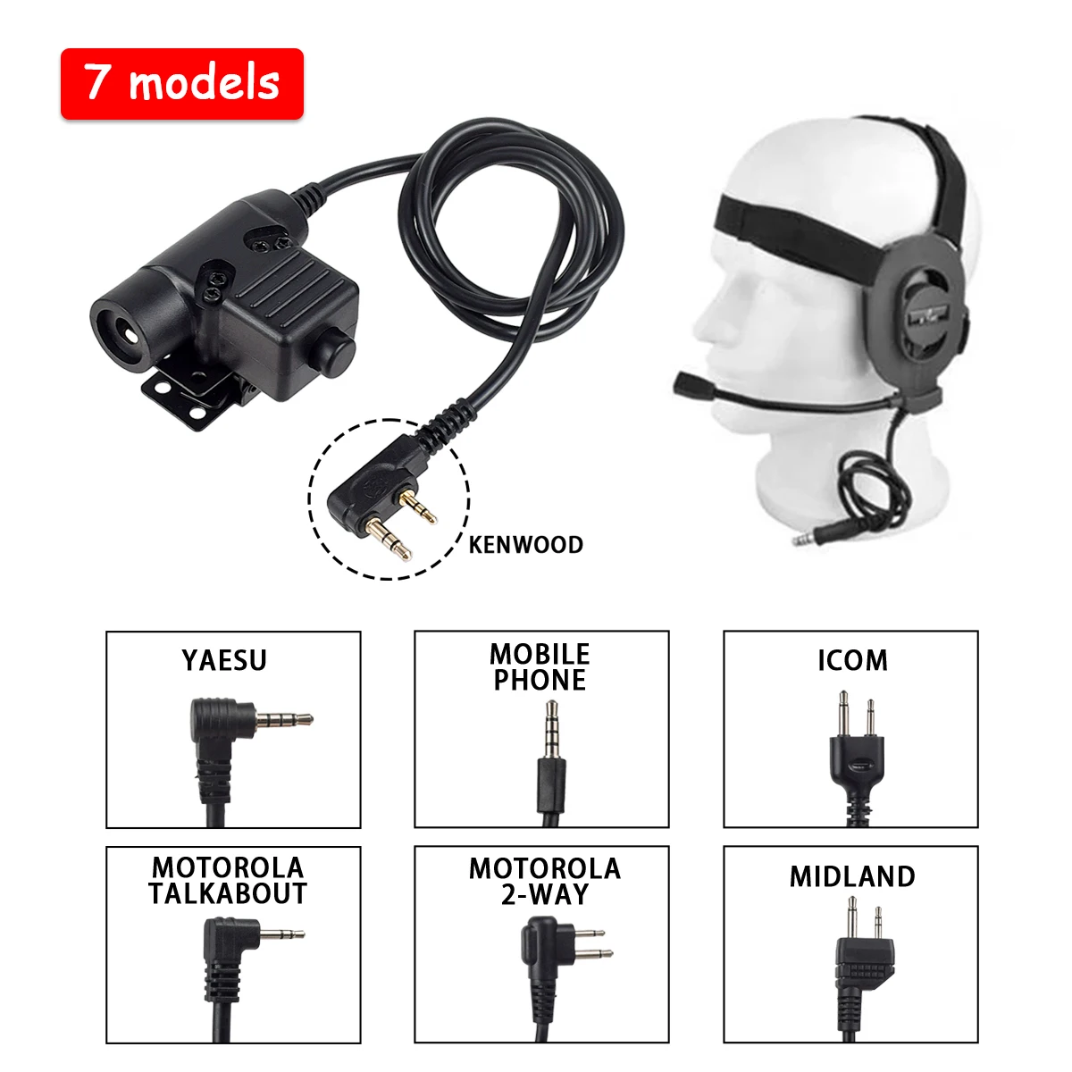 Bowman Elite II auriculares de comunicación táctica U94 PTT para tiro - imagen 4