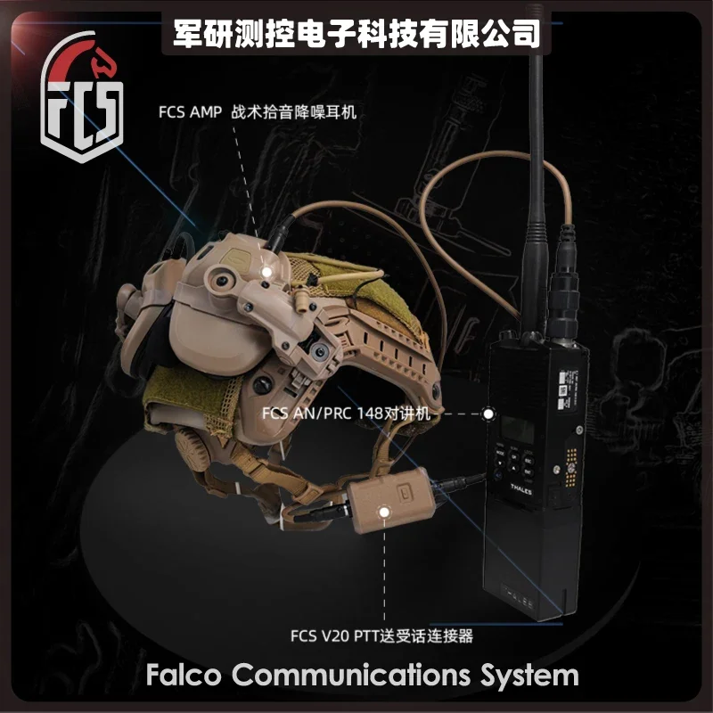 Auricular táctico PTT AMP compatible Baofeng Kenwood TYT, cable - imagen 4