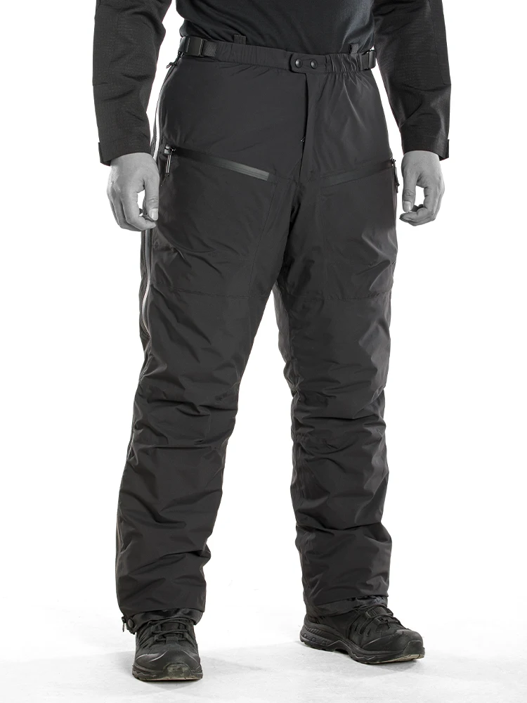 Pantalones tácticos impermeables polar grueso con cremallera carga - imagen 4