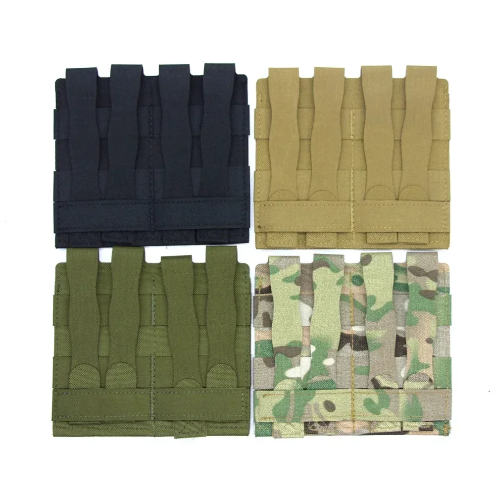 Vista lateral y montaje compatible con Molle