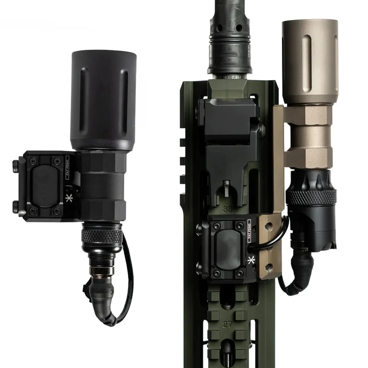 Linterna táctica MOD Unity con interruptor remoto de presión Airsoft - imagen 3