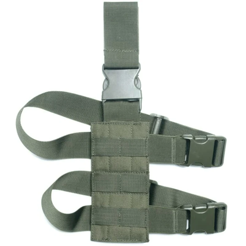 Funda táctica muslo MOLLE para pistola – Plataforma regulable caza - imagen 2