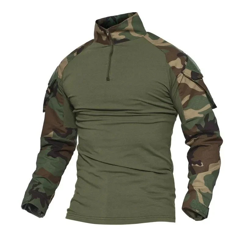 Camisa táctica manga larga CP – Algodón para hombre
