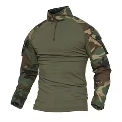 Camisa táctica manga larga CP – Algodón para hombre