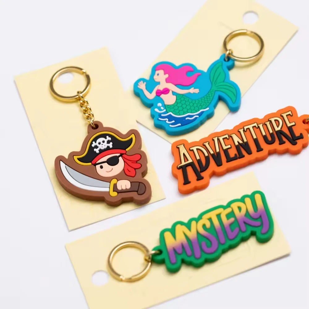 Llavero de PVC blando flexible con logotipo personalizado - imagen 2