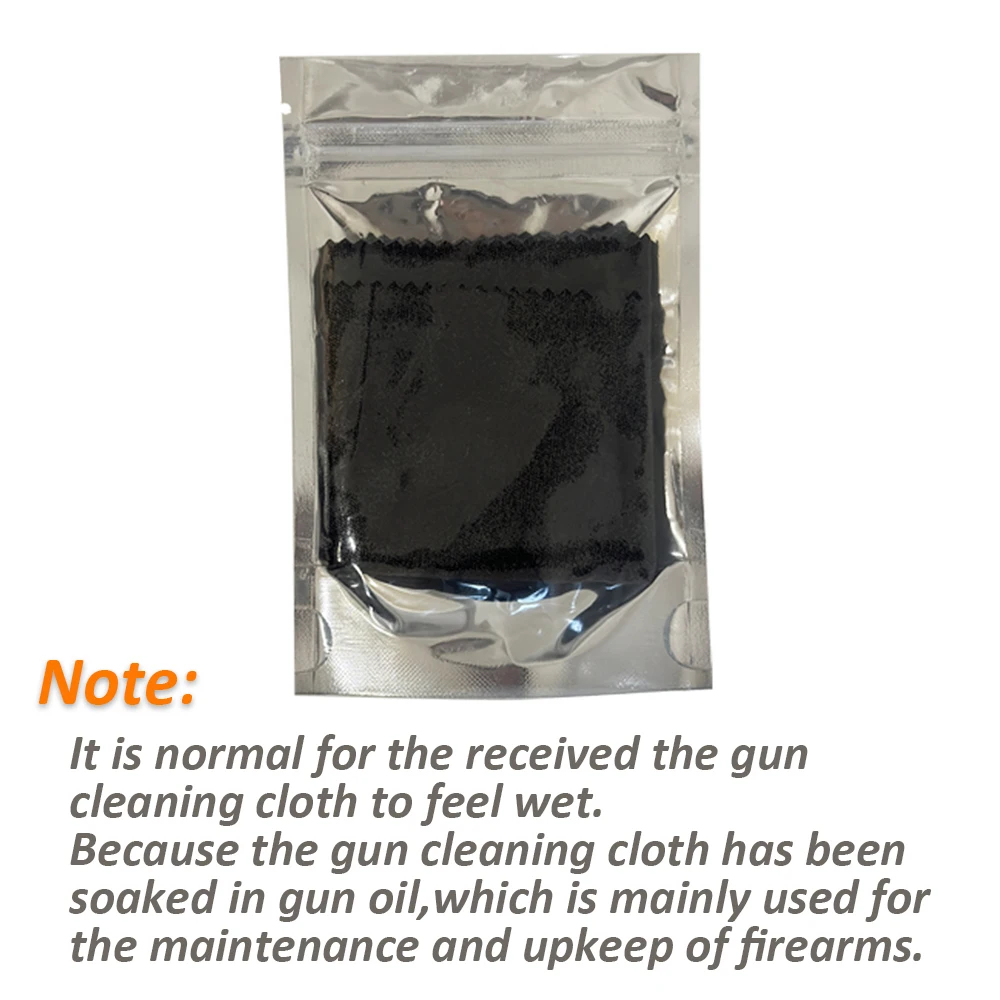 Paño de microfibra pretratado con aceite para armas