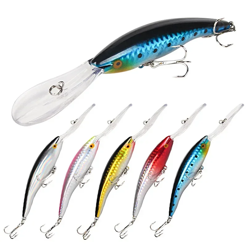 Jerkbait duro profundo para lubina y lucio