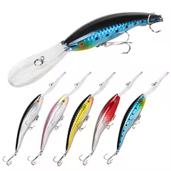 Jerkbait duro profundo para lubina y lucio