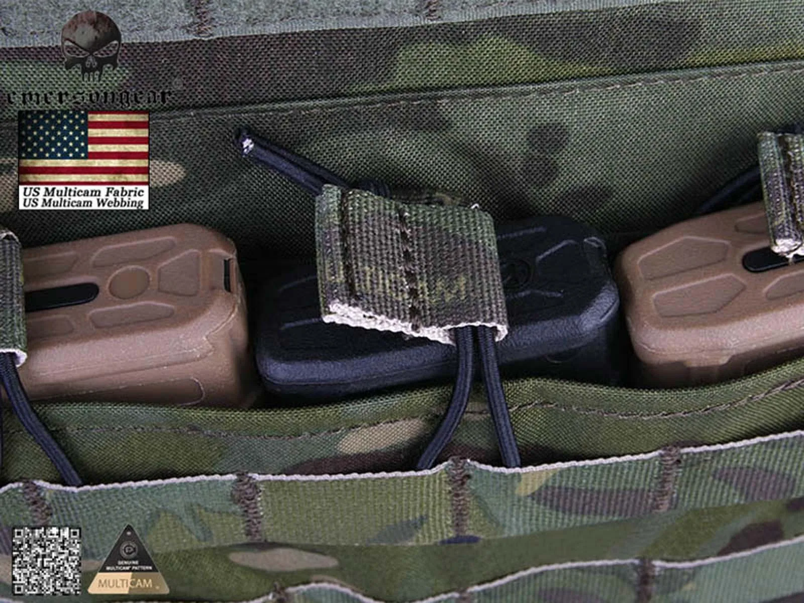 Chaleco táctico ligero Emersongear EM7344 MOLLE laser cut - imagen 5