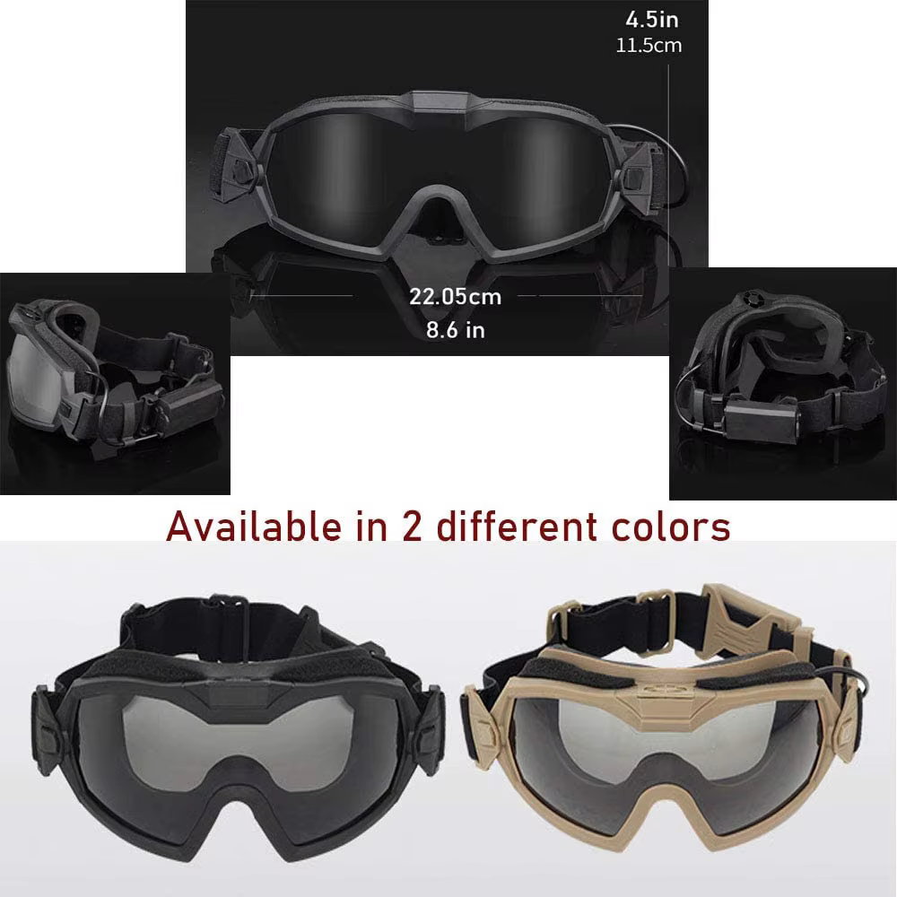 FMA Gafas Tácticas Paintball con Lentes Ventilador Antiniebla - imagen 5