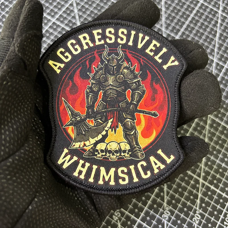Parche táctico Morale Hell Knight con gancho y bucle brazalete - imagen 4