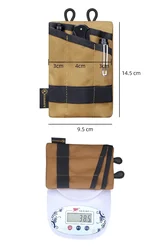 Bolsa táctica EDC MOLLE compacta para tarjetas y llaves