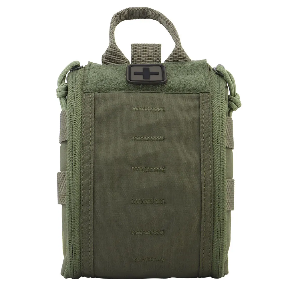 Bolsa táctica MOLLE con IFAK de liberación rápida y botiquín