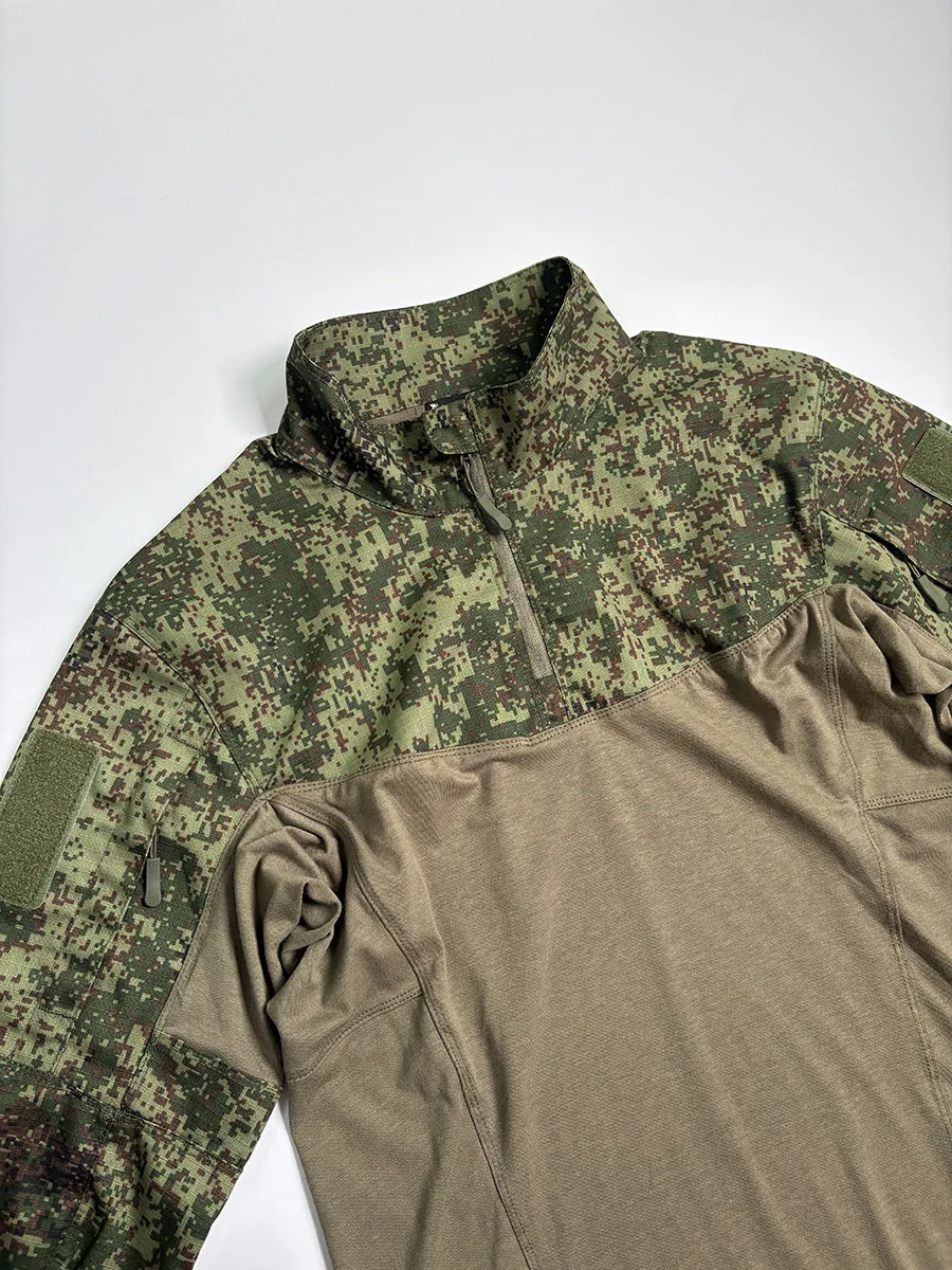 Outdoor Jacht conjunto táctico senderismo camuflaje EMR con cargo - imagen 4