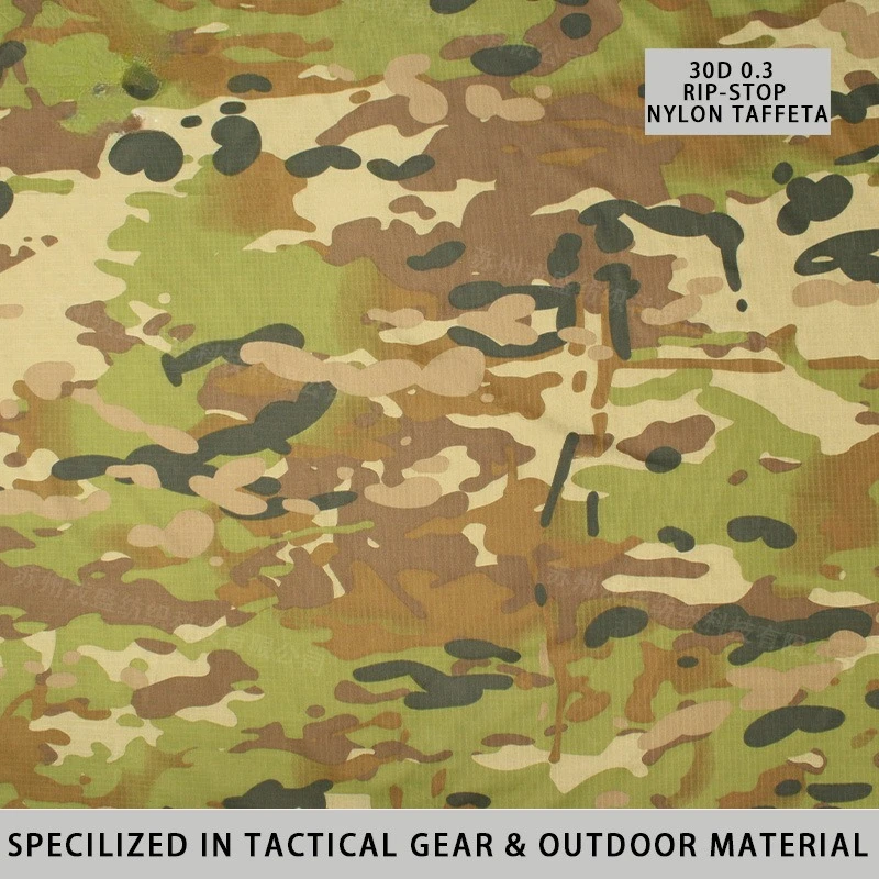 Tela camuflaje nailon ultraligera rejilla para chaqueta y saco - imagen 2