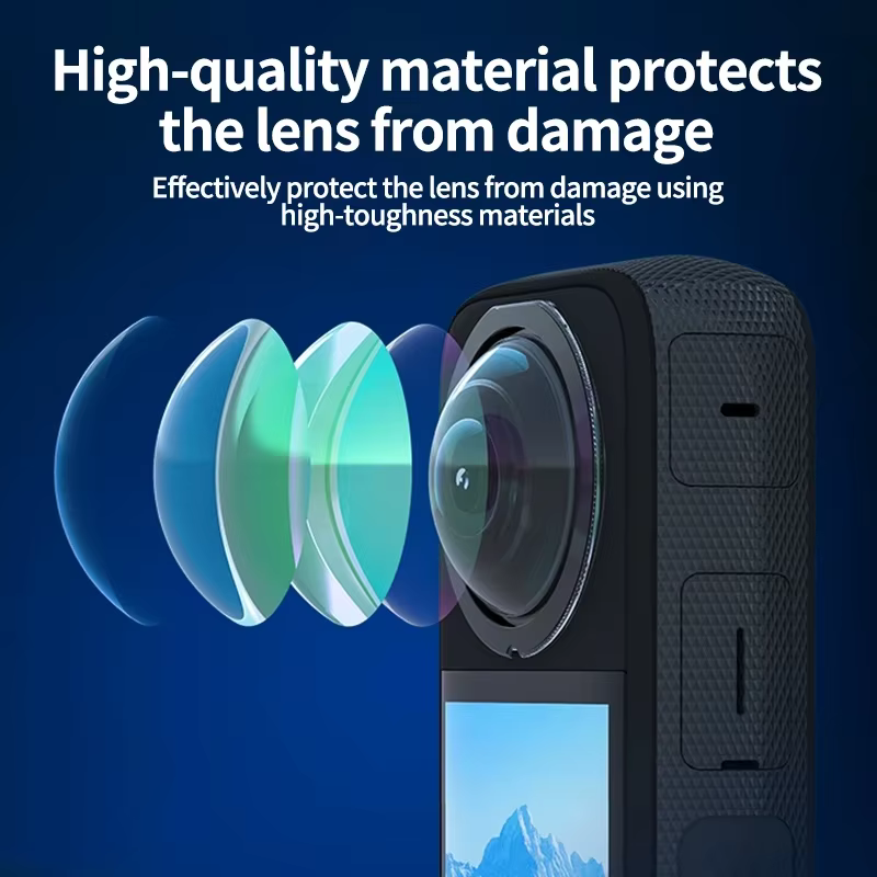 Insta360 X3 protector de lente antiarañazos película adhesiva