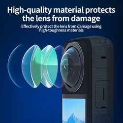 Insta360 X3 protector de lente antiarañazos película adhesiva