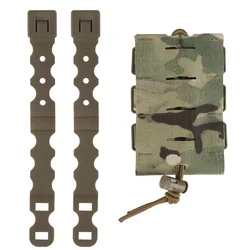 Kit táctico MOLLE con porta cargador, pistola y linterna