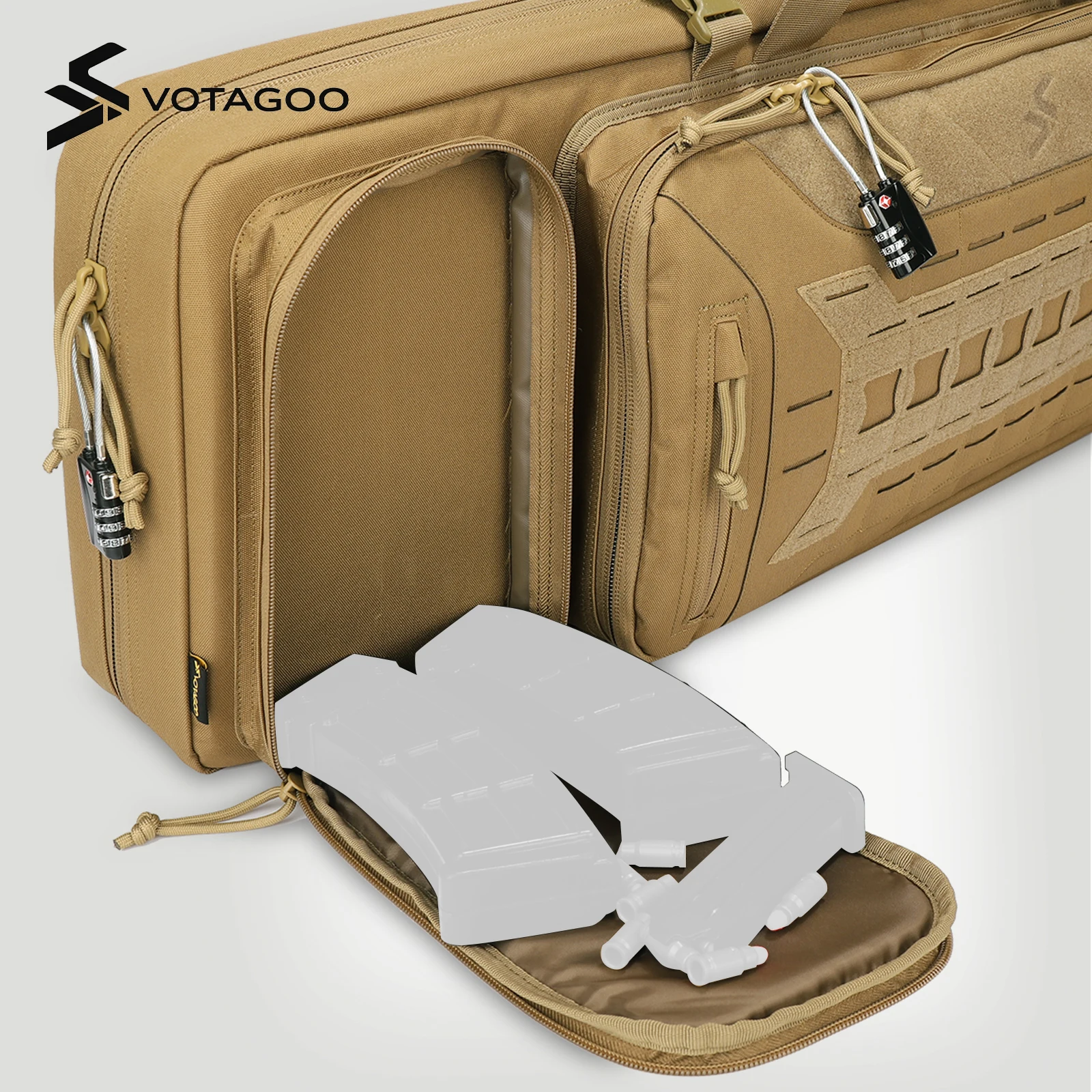 Bolsa táctica VOTAGOO mochila gran capacidad para campo de combate - imagen 5
