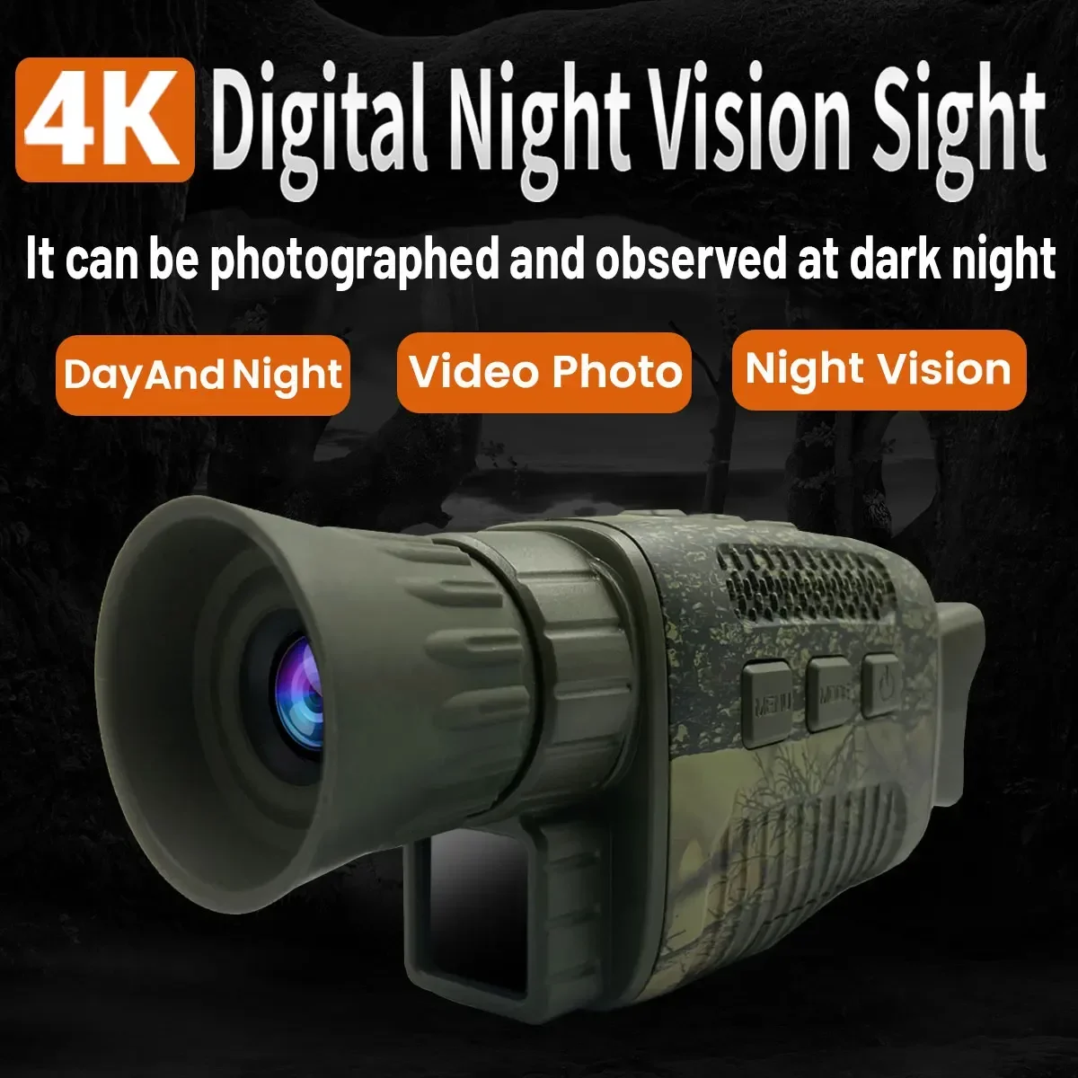 NV1000 Visión nocturna infrarroja monocular con grabación