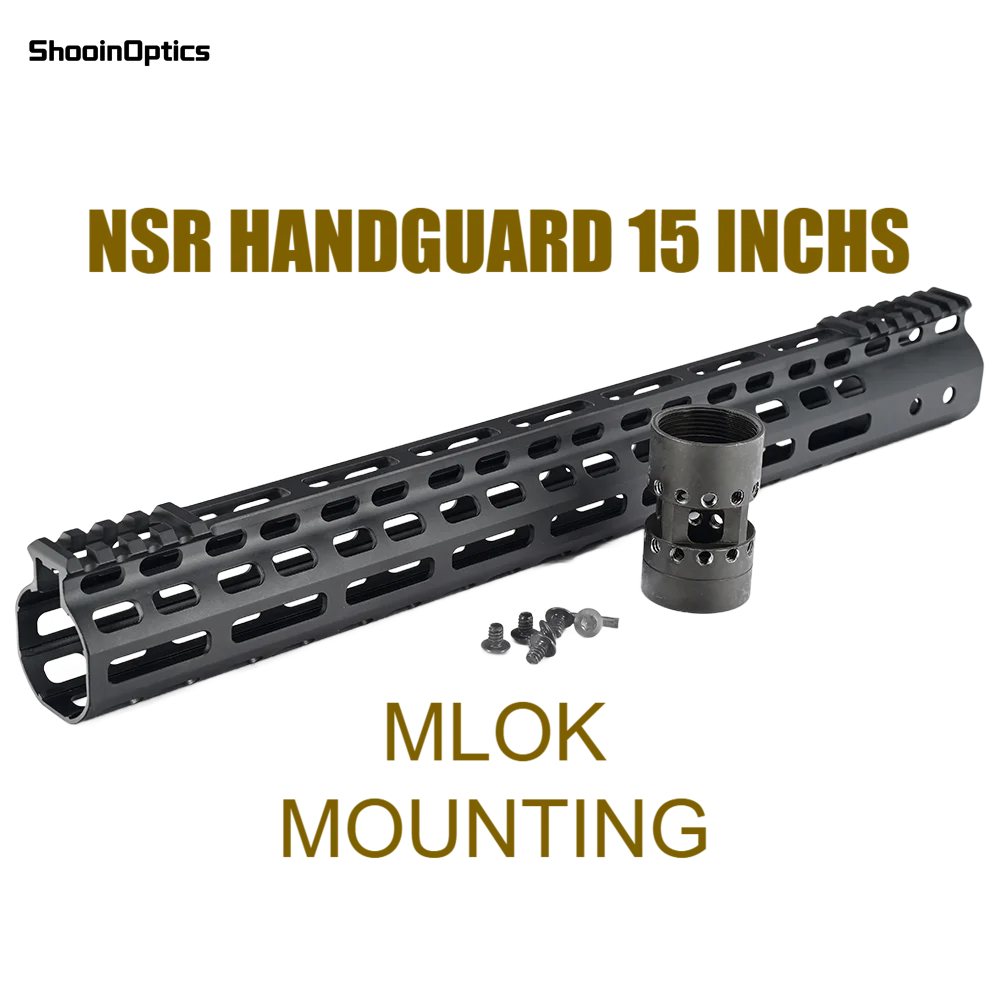 NSR Protector de mano ultradelgado M-LOK Picatinny para carabinas M4