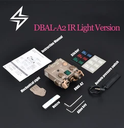 WADSN DBAL-A2 iluminador láser IR y rojo/verde para Picatinny