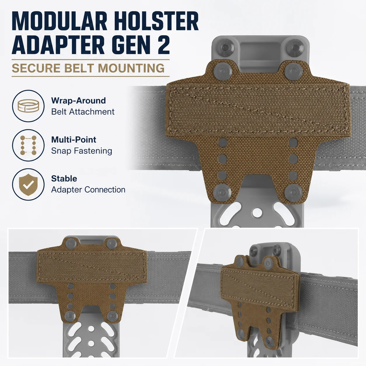 Adaptador modular para funda de pistola con ajuste de altura - imagen 5