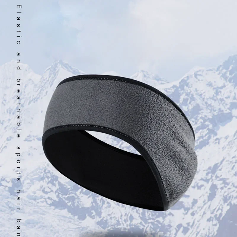 Calentadores de orejas forro polar – diadema deportiva invierno - imagen 5