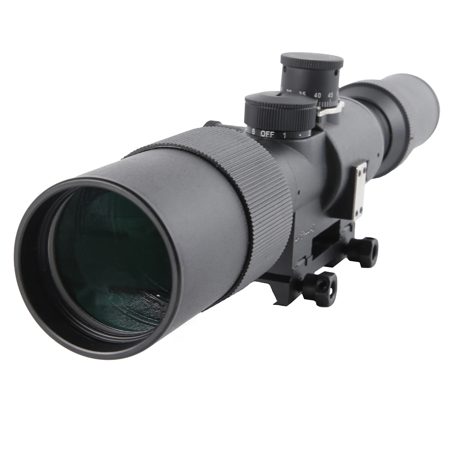 Mira óptica táctica SVD FFP AO antichoque para rifle