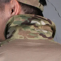 Uniforme táctico Flecktarn de caza aire libre con ajuste