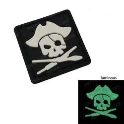 Parche táctico PVC mini Airsoft – Calavera, hoja de arce y oso