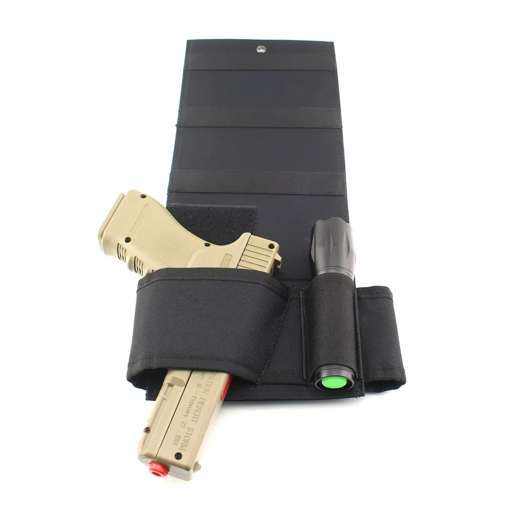 Funda táctica oculta para pistola con portacargador y linterna - imagen 3