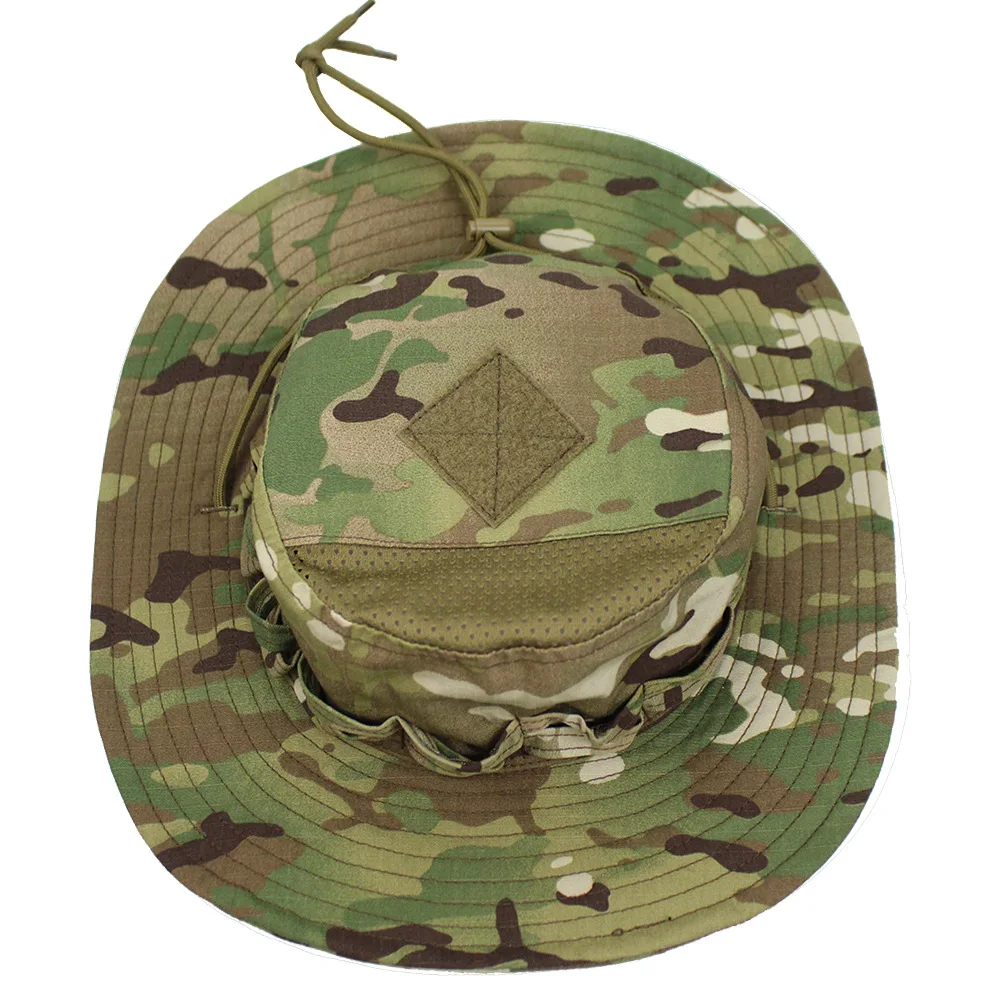 Sombrero boonie táctico Nieuwe Camo de ala ancha ligero y transpirable - imagen 3