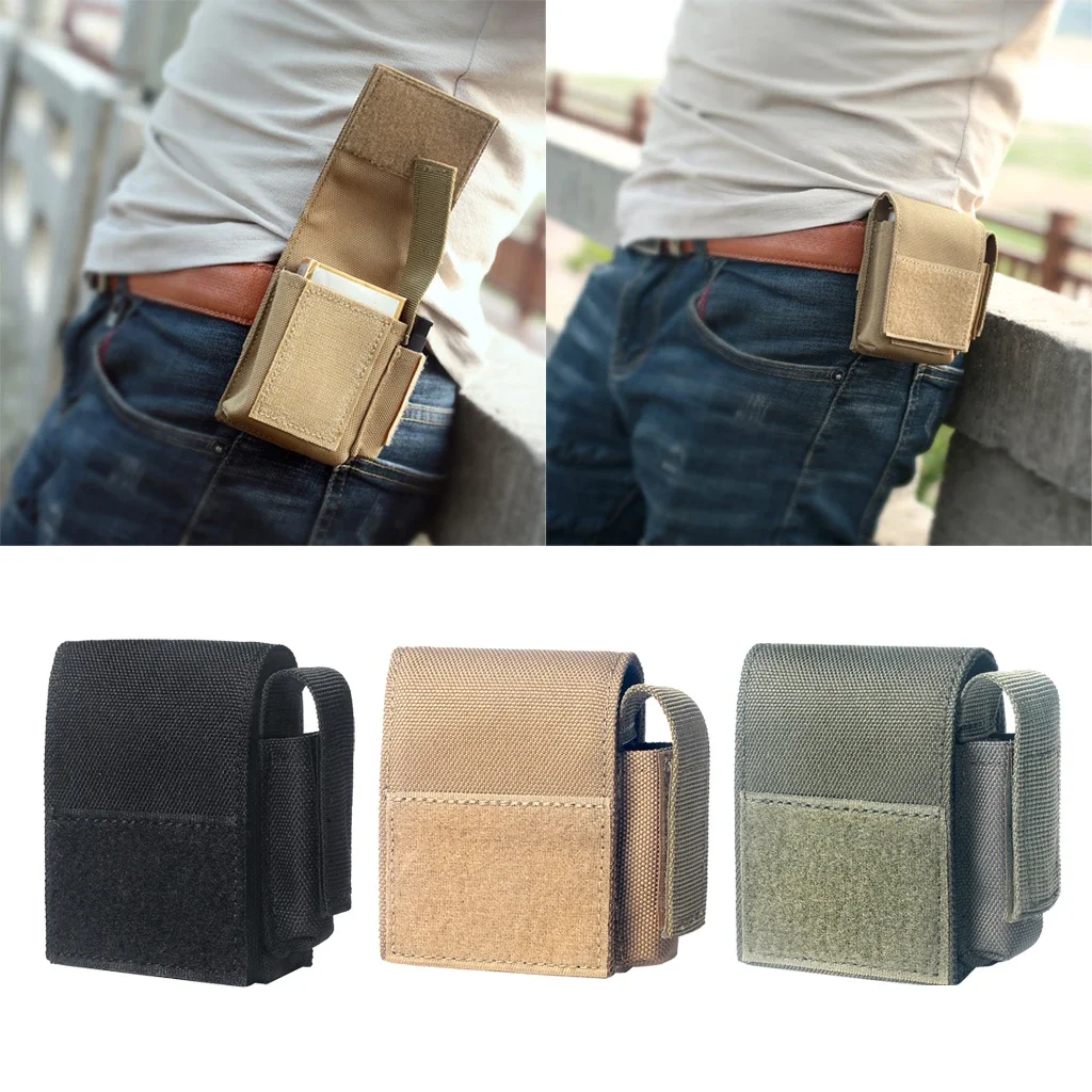 Bolsa táctica MOLLE EDC de nylon para riñonera y teléfono móvil - imagen 4