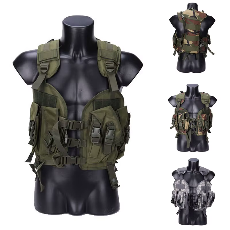 Chaleco táctico Seal con hidratación – Camuflaje para Airsoft