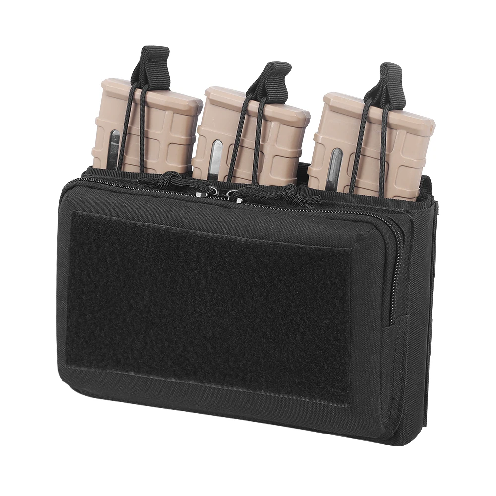 Bolsa táctica triple para cargadores 5.56/.223, soporte MOLLE y diseño de triple apertura