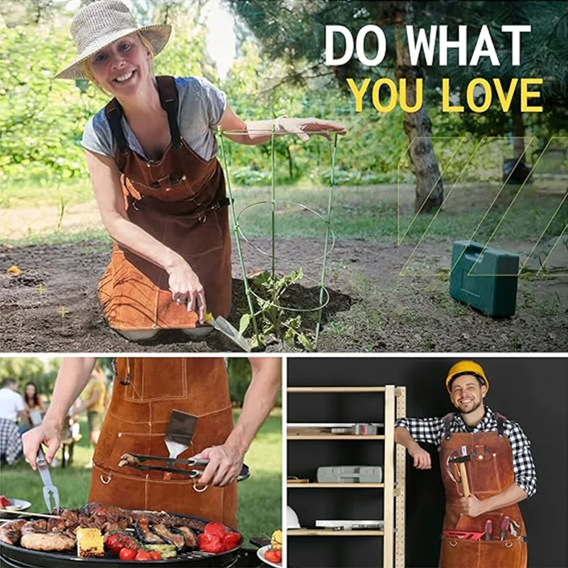 Delantal ignífugo impermeable doble cara para trabajos y cocina - imagen 3